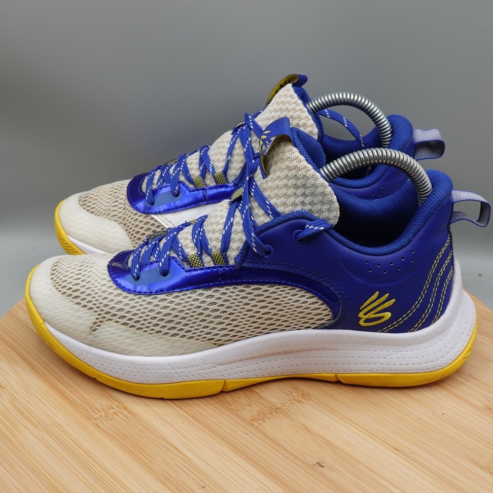 Under Armour Shoes 7Y Womens‎ 8.5 Curry 3Z6 Basketball Sneaker Blue 3025091-103